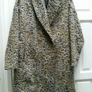 Faux fur coat